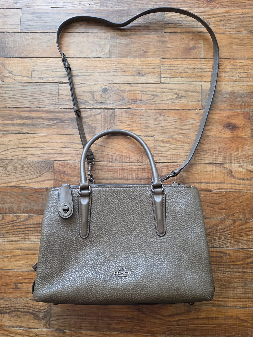 Coach Brooklyn 28 Carryall Style 56839 Brown/taupe